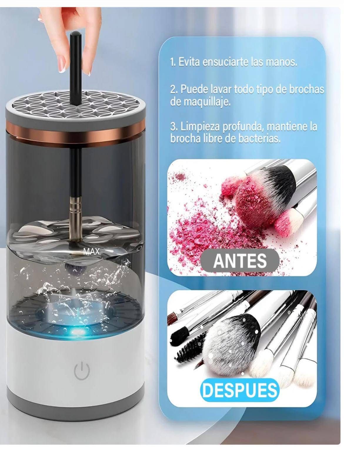 Limpiador De Brochas Electrico