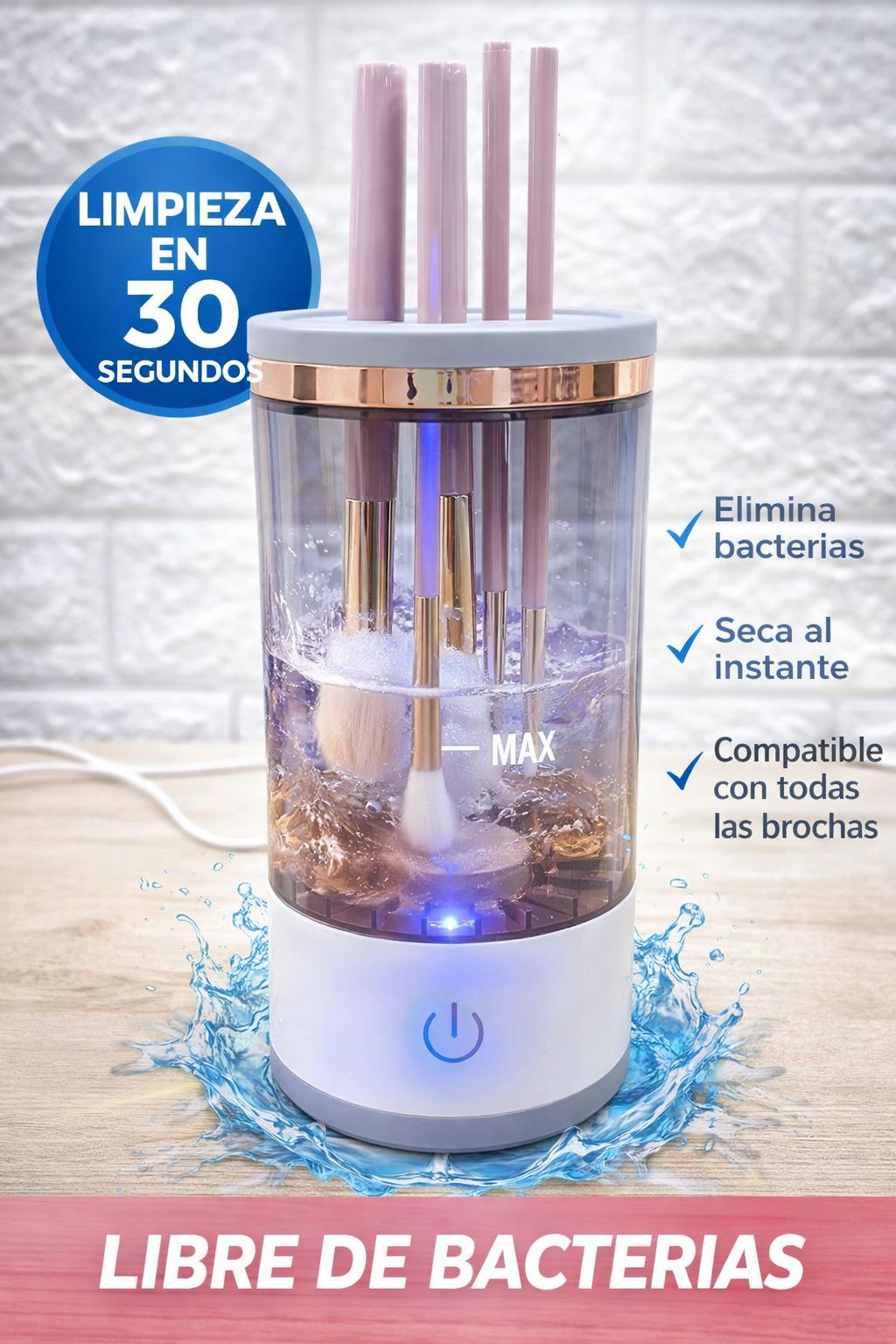 Limpiador automático de Brochas